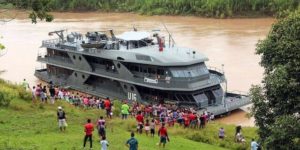 Brazil maintains a fleet of hospital ships that dock at riverside villages and treat locals for free