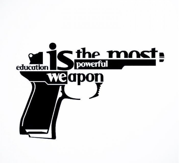 The most powerful weapon.