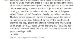 Best Chinese fire-drill ever.