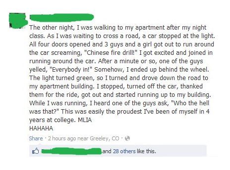 Best Chinese fire-drill ever.