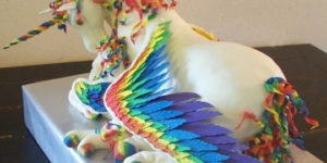 The majestic unicorn cake.