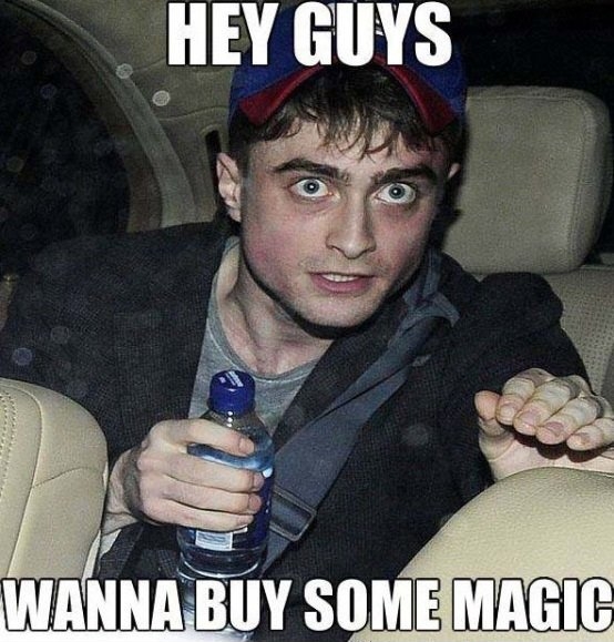 Hey! Wanna buy some magic?!