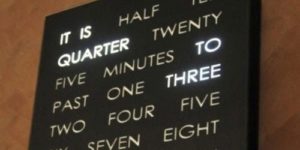 This clock would drive me insane…