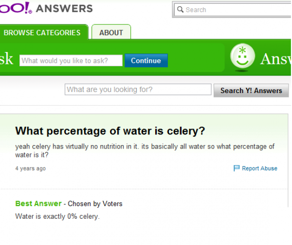 This will always be my favourite question on Yahoo Answers.