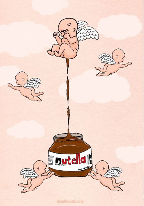 Nutella is made in heaven.