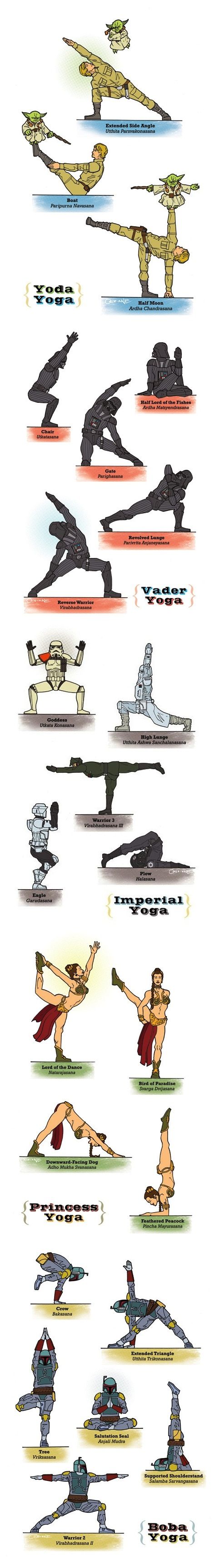 Star Wars yoga.