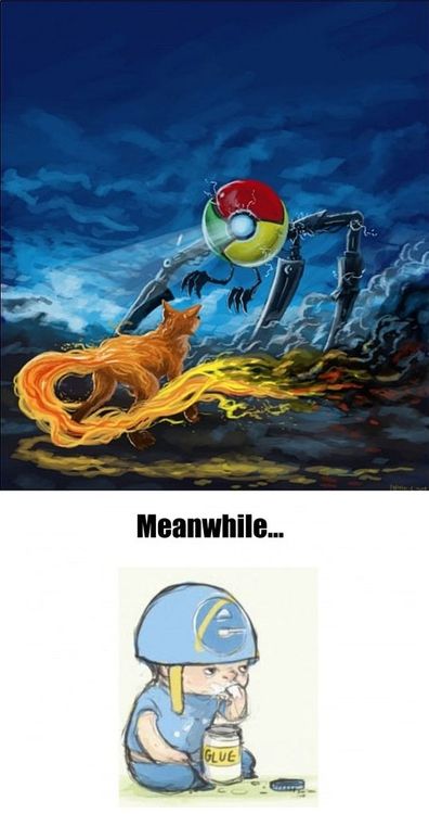 The mighty browser wars.