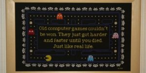 Old computer games couldn’t be won.
