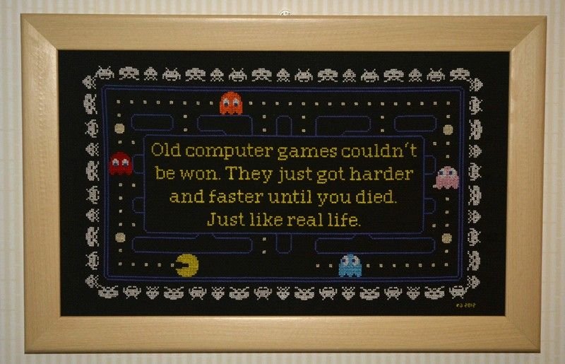 Old computer games couldn't be won.