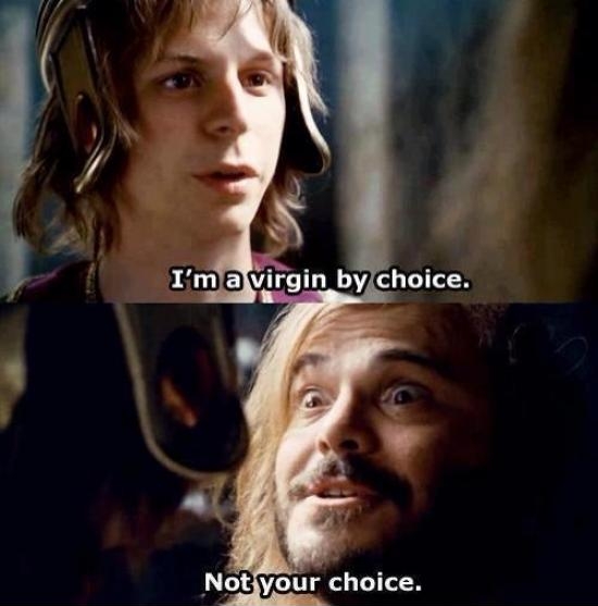 I'm a virgin by choice.