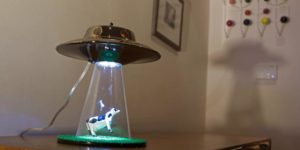 Alien Abduction Lamp