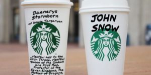 Daenerys VS John Snow getting coffee