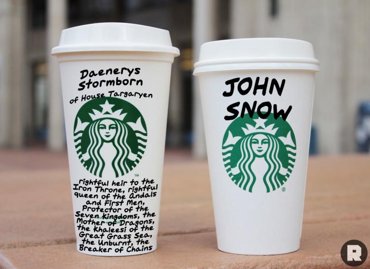 Daenerys VS John Snow getting coffee