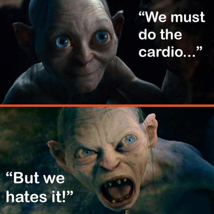 We must do the cardio!