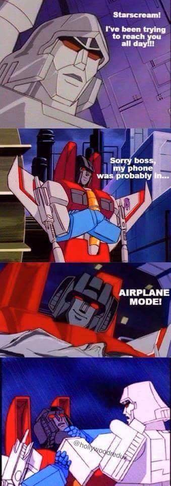 Transformers laugh