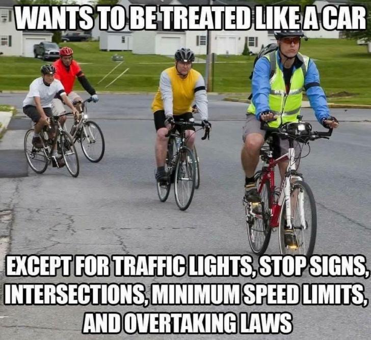 My experience with cyclists this summer