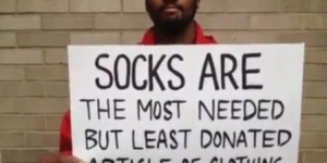 Donate ALL the socks.
