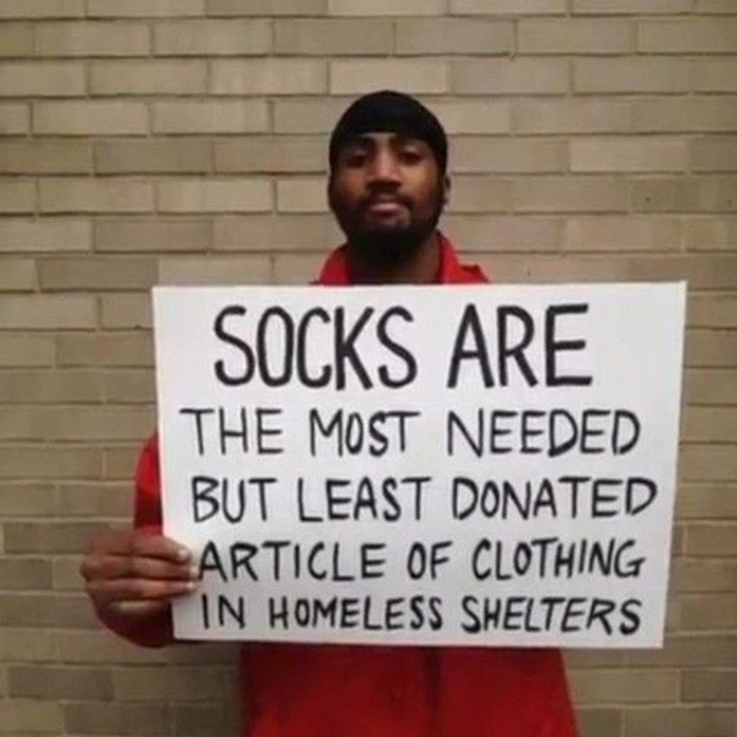 Donate ALL the socks.
