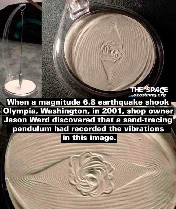 Earthquakes are artists.