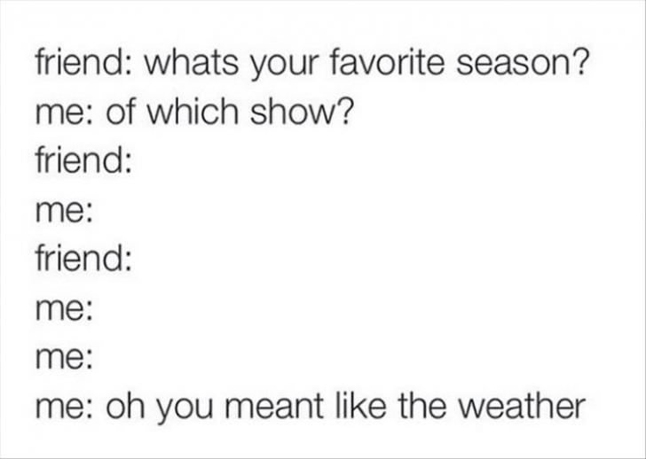 What's your favorite season?