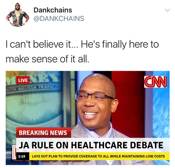 Finally, Ja Rule has the answers