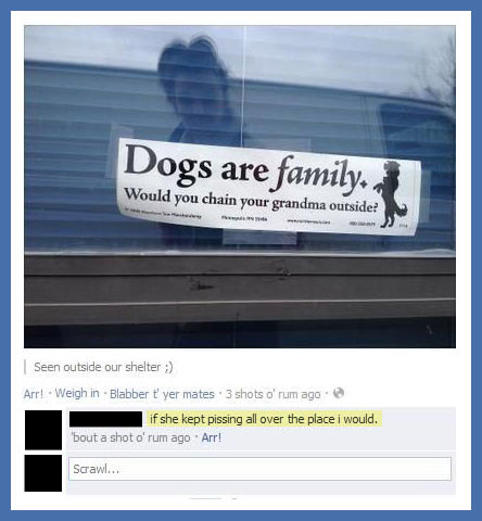 Dogs are family, too.