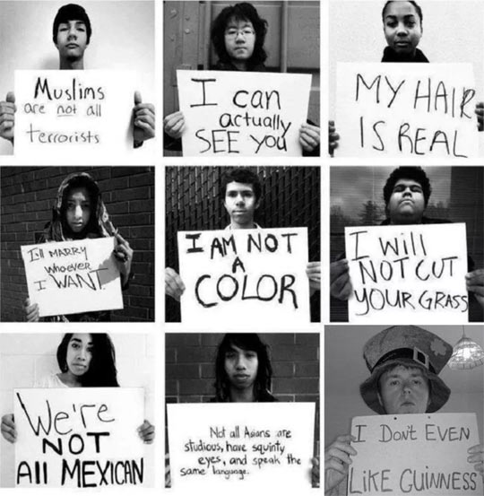 Ending stereotypes.