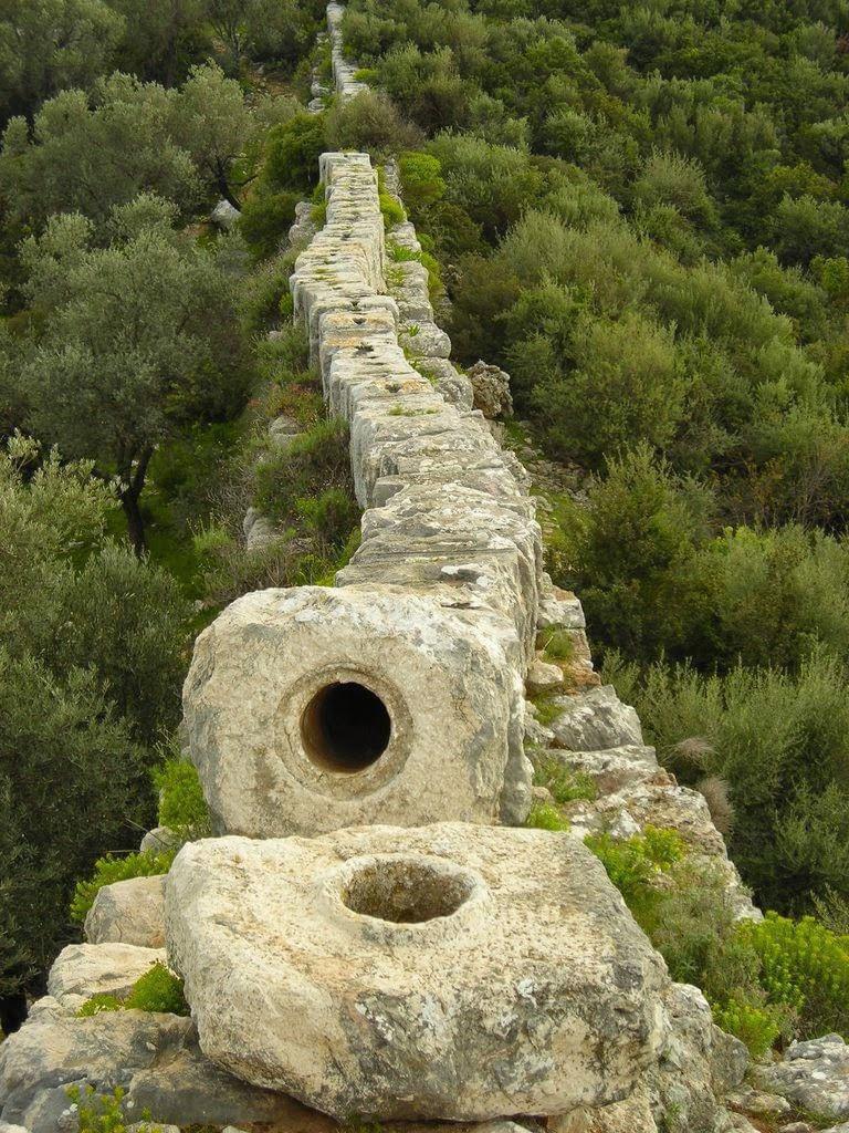 A Roman Aqueduct, Patara, Turkey