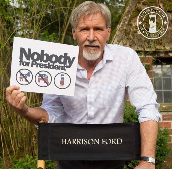 Harrison Ford has had enough with this election