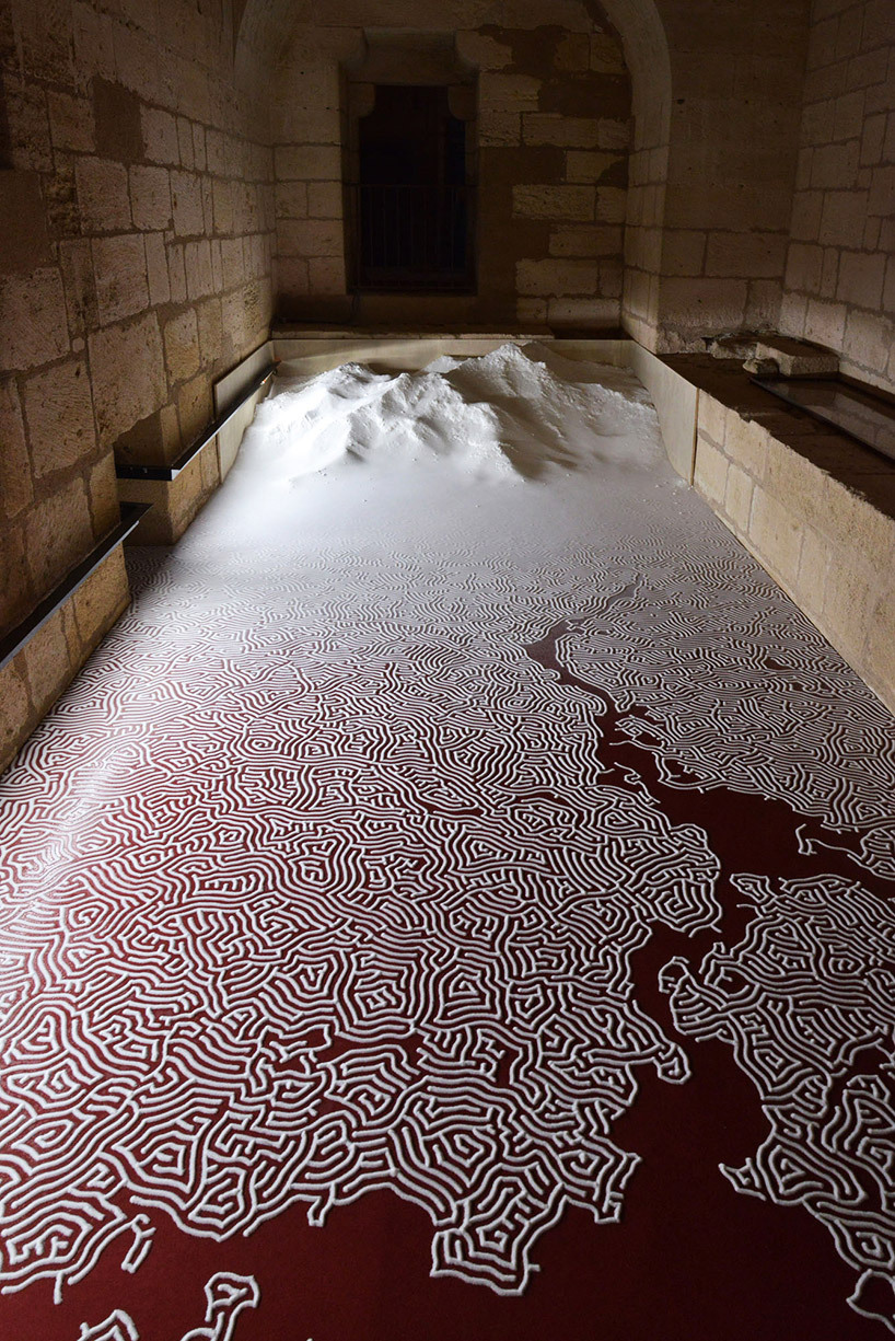 Salt Labyrinths by Japanese Artist Motoi Yamamoto