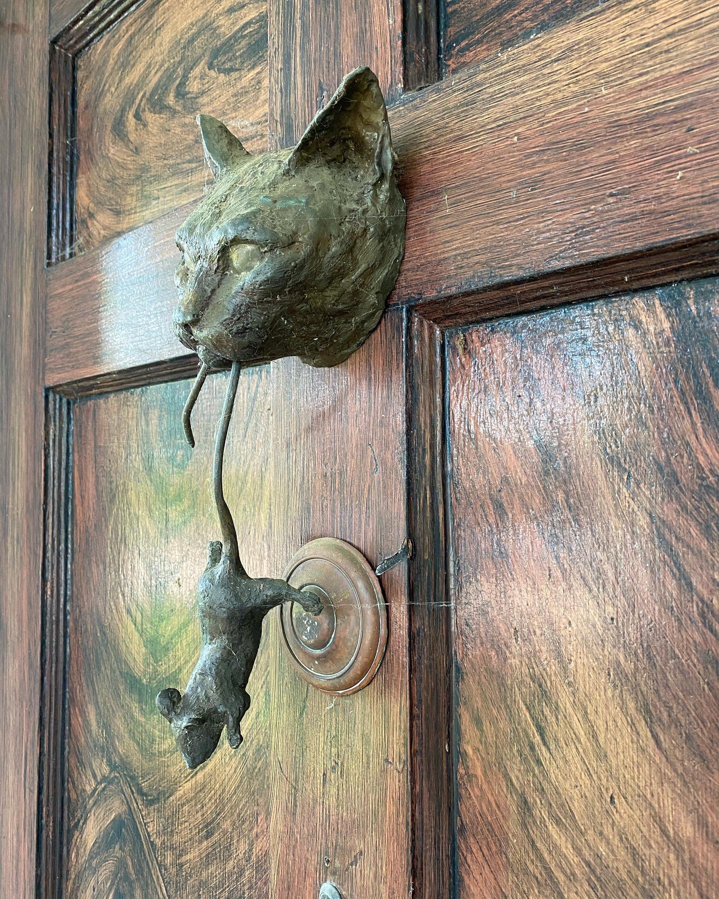 Cat Lady Door Knocker