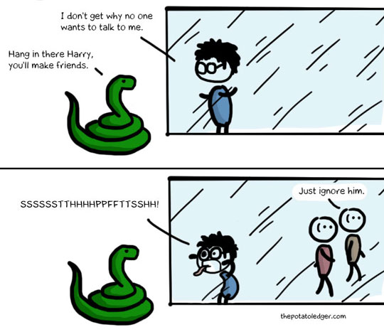 Nobody wants to talk to Harry Potter...