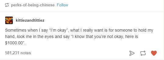 I'm okay