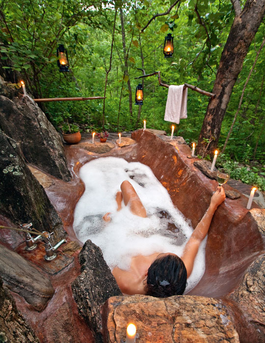 I could bathe here.