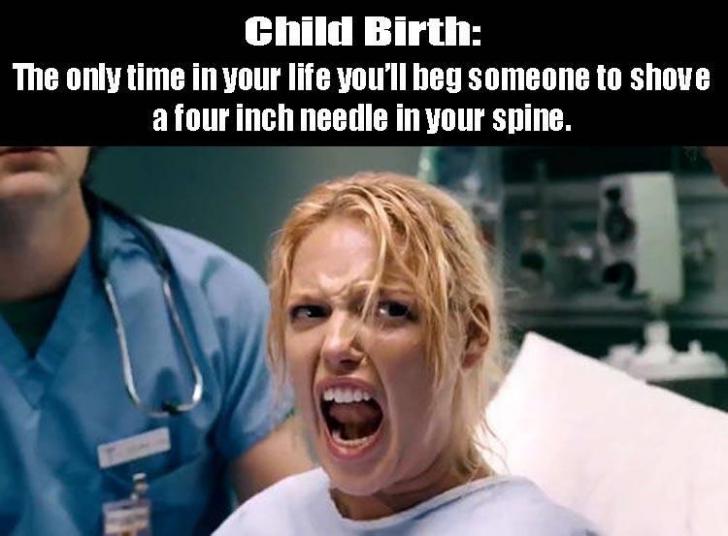 Child birth is amazing.