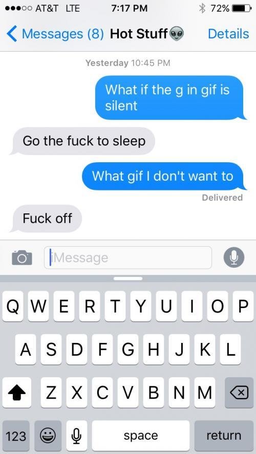 The G is silent