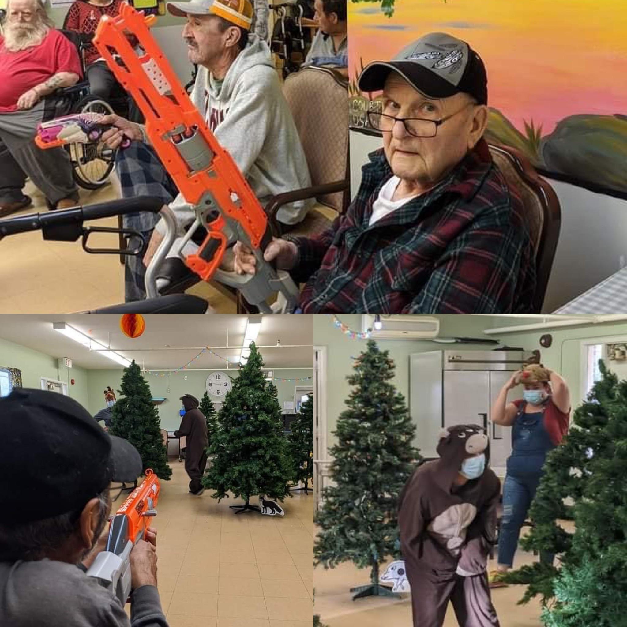 It's buck season at the retirement home!