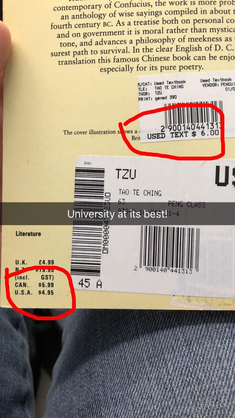 No college isn't overpriced at all...