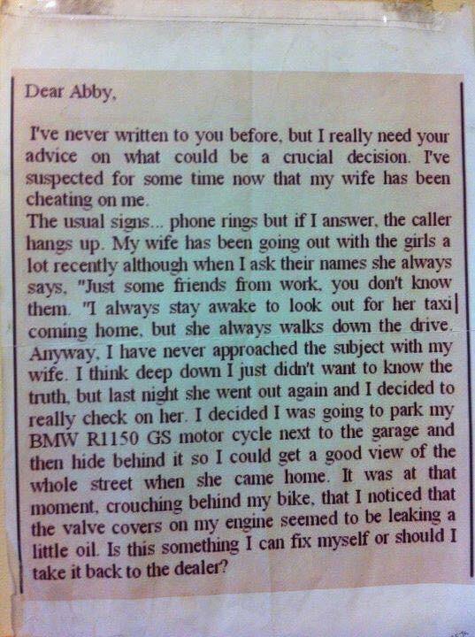 Dear Abby,