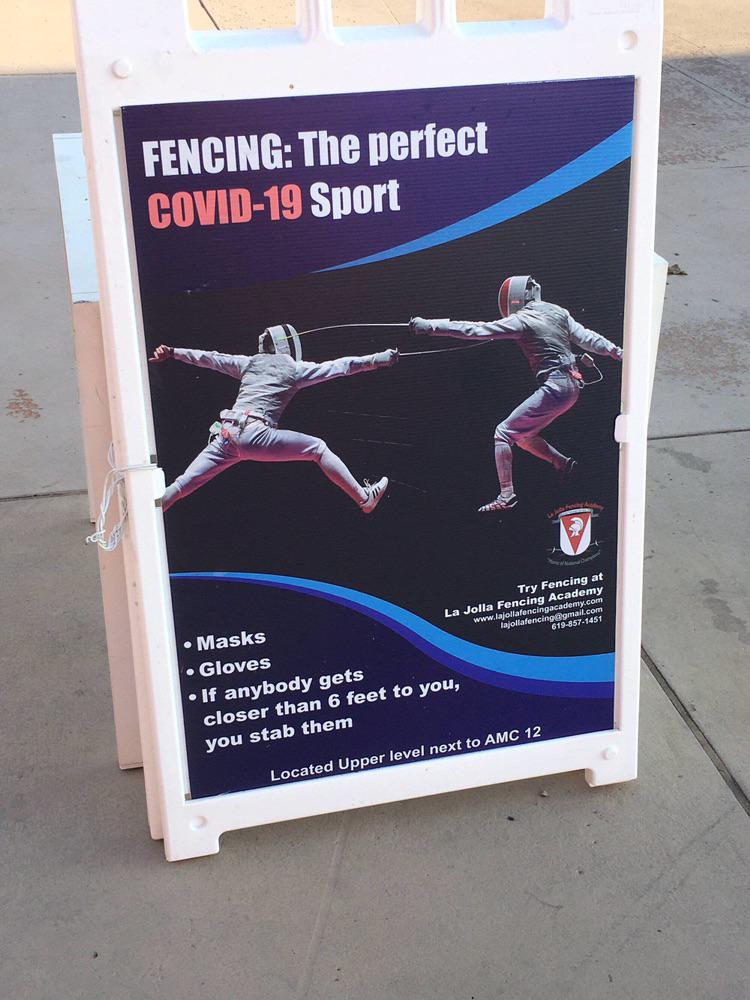Fencing is so hot this year.
