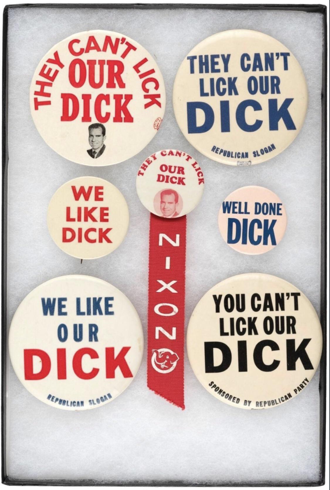 Dick Nixon campaign flair.