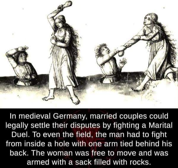 Medieval Germans seemed fun. 