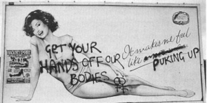 Feminist Vandalism circa 1972