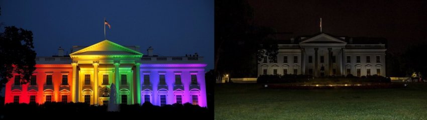 White House 2015 vs 2020
