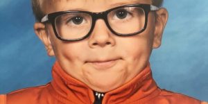 My aunt just received her son’s kindergarten picture.