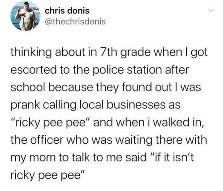 The legend of Ricky PeePee?