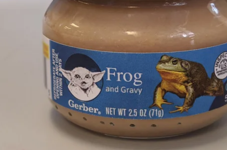 Baby Frog Food