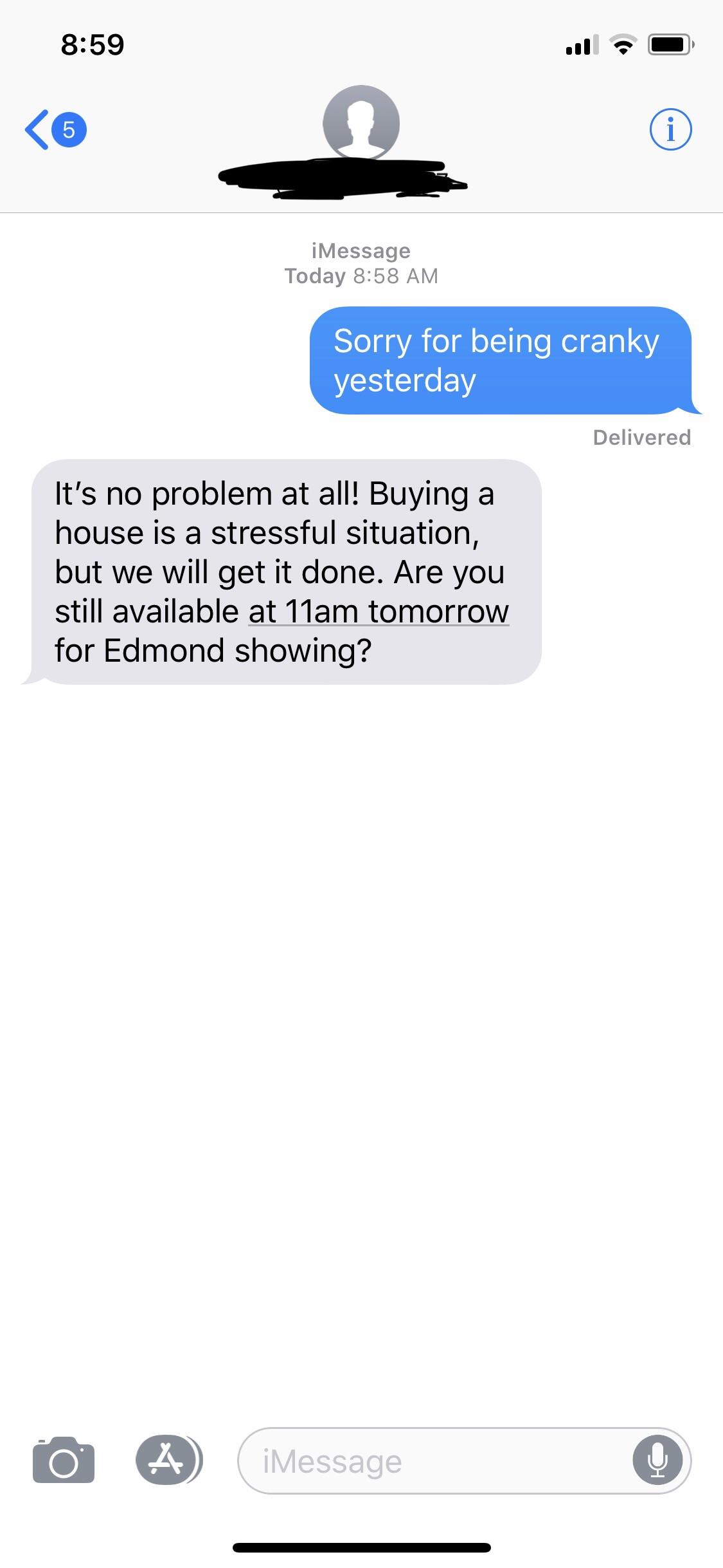 Texted my realtor instead of my girlfriend...