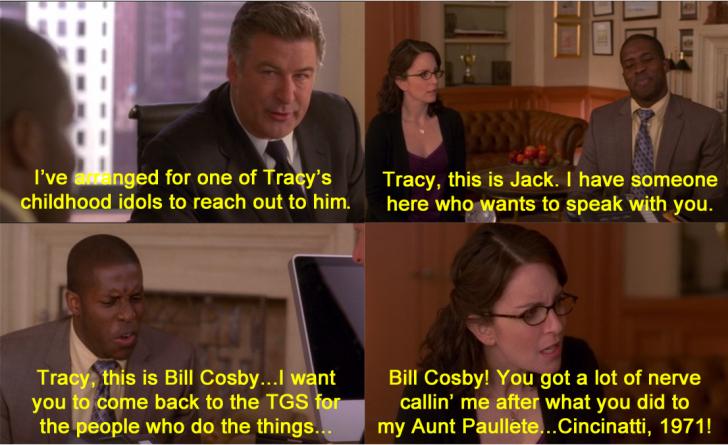 Caught this gem of '30 Rock' slamming Cosby 6 years before it blew up...