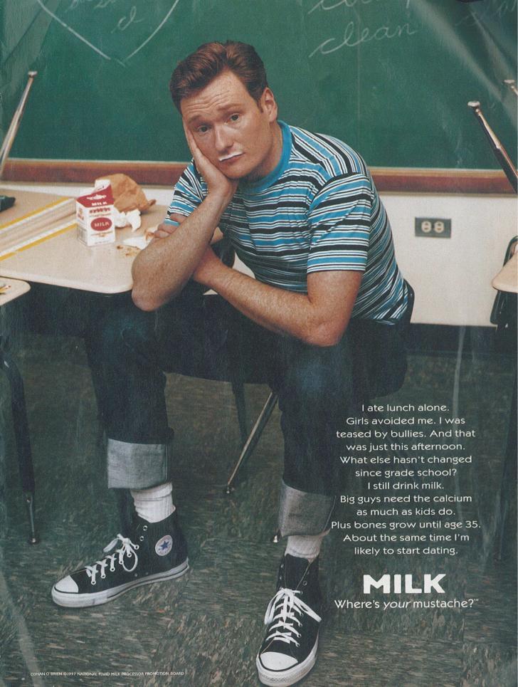 Conan O'Brien's Got Milk ad.